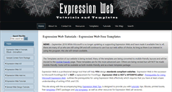 Desktop Screenshot of expression-web-tutorials.com