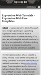 Mobile Screenshot of expression-web-tutorials.com